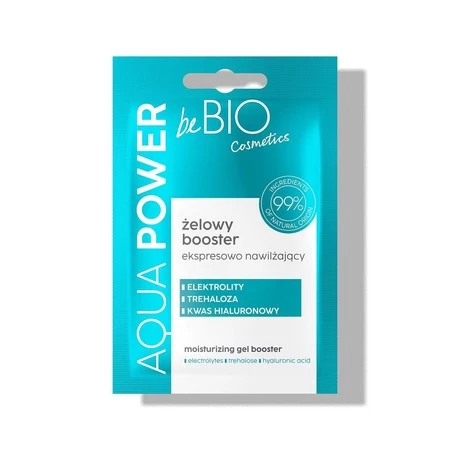 beBIO AQUA POWER Żelowy booster nawilżający 10 ml