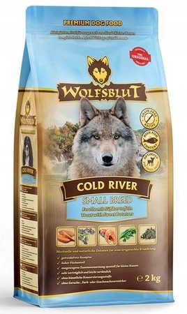 Wolfsblut Dog Cold River Small – pstrąg i bataty 2 kg