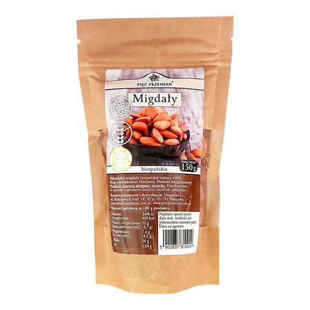  PIĘĆ PRZEMIAN Migdały 150g