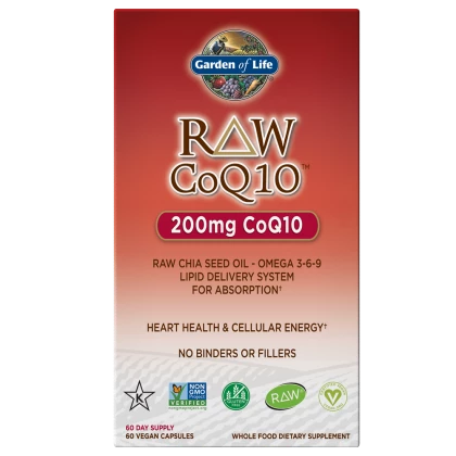 RAW CoQ10 - Koenzym Q10 200 mg (60 kaps.)