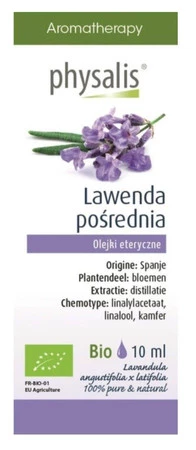 Physalis − Lawenda pośredina, olejek eteryczny BIO − 10 ml