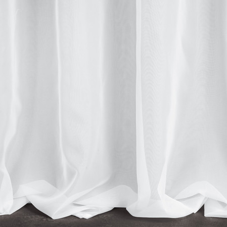 FIRANA GOTOWA SIMONE NA TAŚMIE 140 X 300 CM BIAŁY