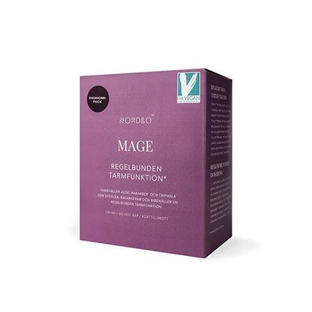 Nordbo, Stomach Original wsparcie pracy jelit 120 kaps.