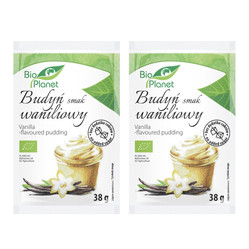 Zestaw: 2x BUDYŃ O SMAKU WANILIOWYM BIO 38 g - BIO PLANET