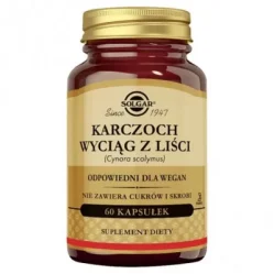 Solgar Artichoke Leaf Extract - Karczoch wyciąg z liści 60 kaps.