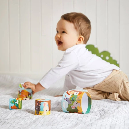 Janod Piramida wieża Farma Kurka 6 elementów 12 m+