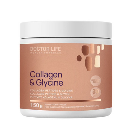 Doctor Life Peptydy kolagenowe z Glicyną na zdrową skorę włosy 150 g