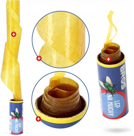 BROS - lep okrągły na muchy 1 szt