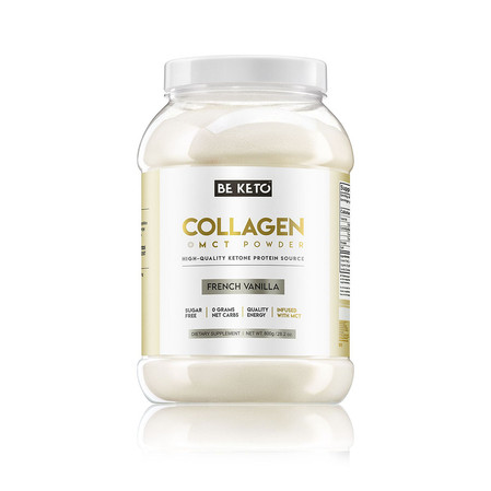 BeKeto Kolagen z olejem MCT 800 g smak Francuska Wanilia
