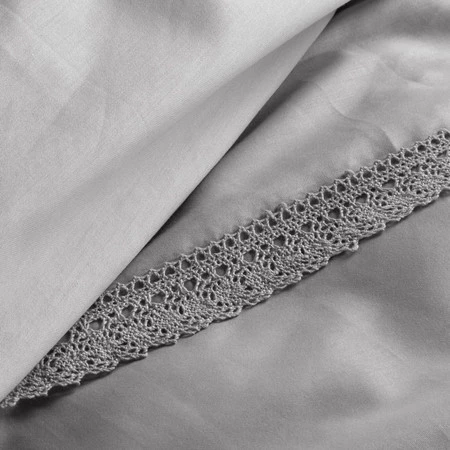 Komplet pościeli Retro 5, 220 x 200 cm, Jasnoszary