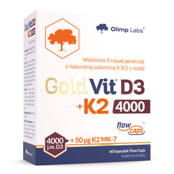 Gold-Vit D3+K2 4000 60 kaps.