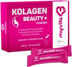 Myvita Kolagen Beauty 30 saszetek smak cytrusowy
