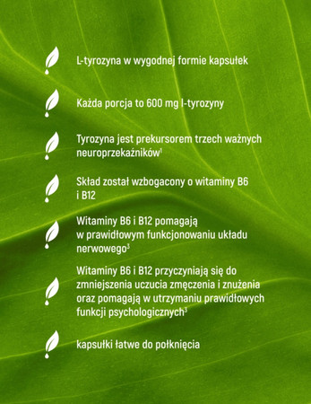 Essensey L-Tyrozyna + Neuro Formula Aminokwasy 90 kaps.