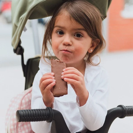 Smileat Triboo, BIO Wafelek z nadzieniem kakaowym w mlecznej czekoladzie, 40 g