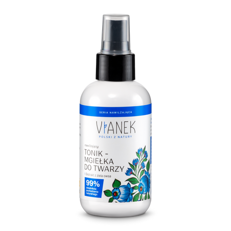 Vianek, Nawilżający tonik-mgiełka do twarzy, 150 ml