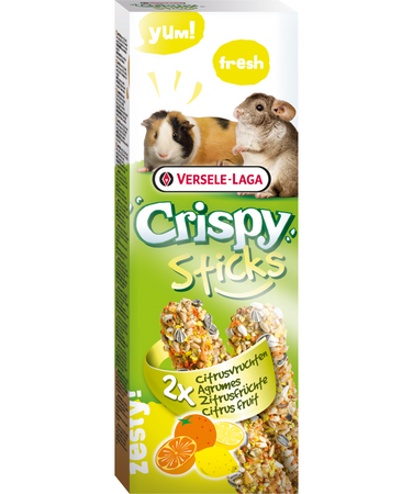 VERSELE LAGA Crispy Sticks Guinea Pigs/Chinchillas CITRUS FRUIT 2szt.