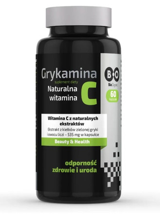 Grykamina Naturalna Witamina C 60 Kaps.