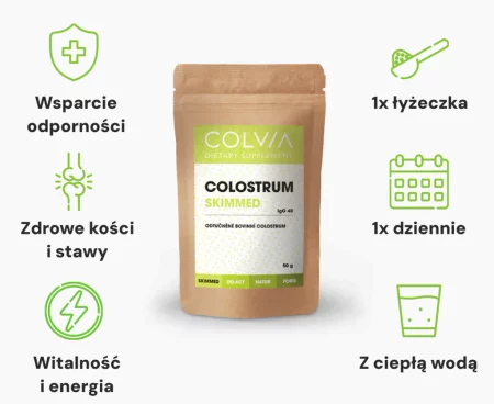 Colvia Colostrum odtłuszczone 50g