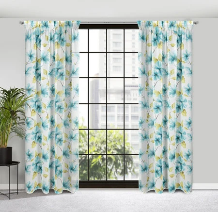 FIRANA GOTOWA SOFIA NA TAŚMIE 140 X 270 CM BIAŁY