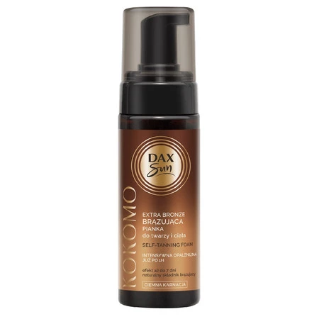 Dax Sun Extra Bronze Brązująca Pianka do twarzy i ciała KOKOMO - ciemna karnacja 160ml