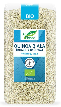 QUINOA BIAŁA BEZGLUTENOWA BIO 500 g - BIO PLANET
