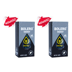 Zestaw: 2x Zestaw Bolero Energy Blue ze stewią 6 szt. x 7g napój w proszku