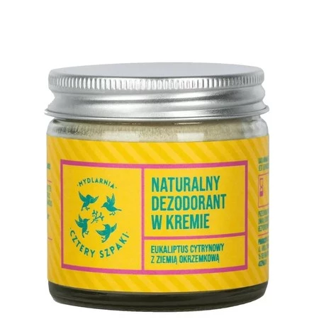 Naturalny dezodorant w kremie Eukaliptus Cytrynowy 60ml