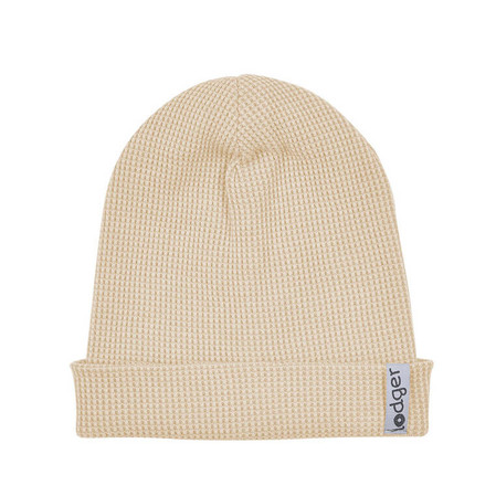 Lodger Czapeczka bawełniana beżowa Ciumbelle Ivory 6-12 m