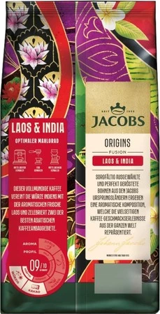 Jacobs kawa ziarnista ORIGINS LAOS & INDIA 1 kg