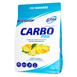 6PAK CARBO PAK 1000g LEMON
