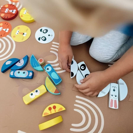 TOOKY TOY Klocki Zwierzęta Gra Zręcznościowa