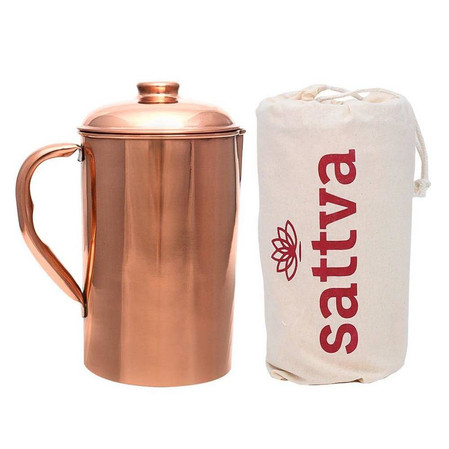  Sattva - Dzbanek miedziany gładki 1950ml