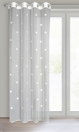 FIRANA GOTOWA ELSA 140 X 250 CM BIAŁY