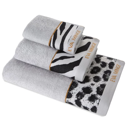 Ręcznik Eva 22 30 x 50 cm, Srebrny