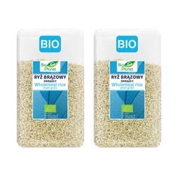 Zestaw 2x Bio Planet − Ryż brązowy okrągły BIO − 1 kg