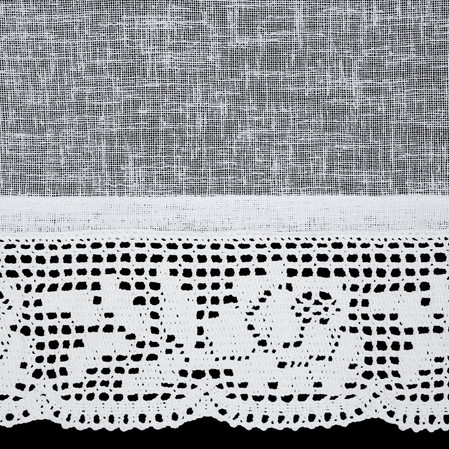 Firana gotowa Lari na Taśmie 150 x 30 cm, Biały