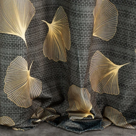 ZASŁONA GOTOWA D91 OFELIA 140 X 250 CM GRAFITOWY