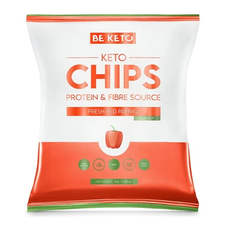 BeKeto Chipsy Świeża Papryka 30g