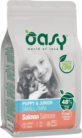 OASY Dog OAP Puppy Junior Small / Mini Salmon Łosoś 2,5kg