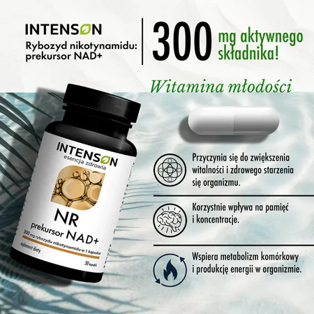 Intenson NR Chlorek Rybozydu Nikotynamidu 30 kaps.