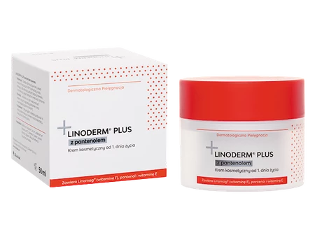 Ziołolek − Linoderm Plus, krem z pantenolem − 50 ml