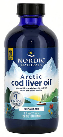 Nordic Naturals Arctic Cod Liver Tran z Dorsza 1060mg Płyn 237 ml