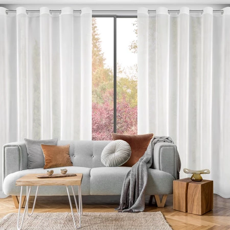 FIRANA GOTOWA LUCY 350 X 250 CM BIAŁY