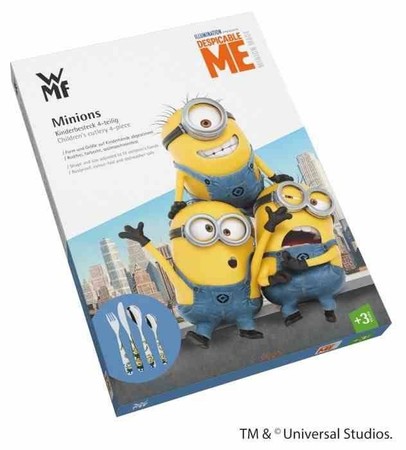 WMF - Zestaw sztućców dla dzieci 4 el., Minionki
