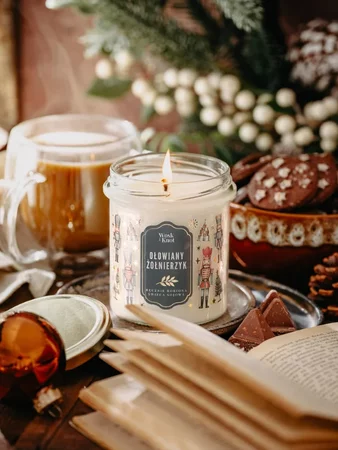 Woskiknot świeca sojowa Ołowiany Żołnierzyk 300ml