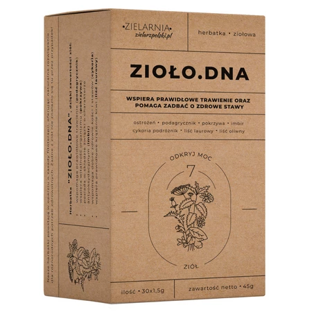 ZIOŁO.DNA Fix 30x1,5g - wsparcie trawienia i stawów ZIELARZPOLSKI.PL