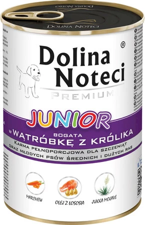 DOLINA NOTECI Premium Junior Wątróbka z królika 400g