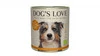 DOG'S LOVE Pute -indyk z jabłkami, cukinią i olejem z orzechów włoskich (800g)