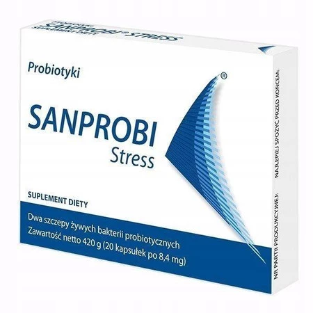 Sanprobi – SANPROBI Stres, probiotyk – 20 kapsułek