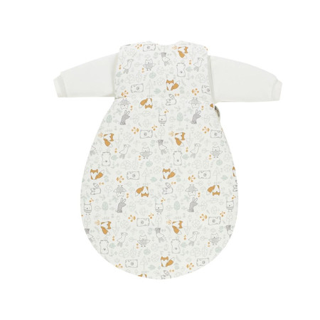 ALVI Baby-Mäxchen, Śpiworek 3-częściowy Faces 56/62